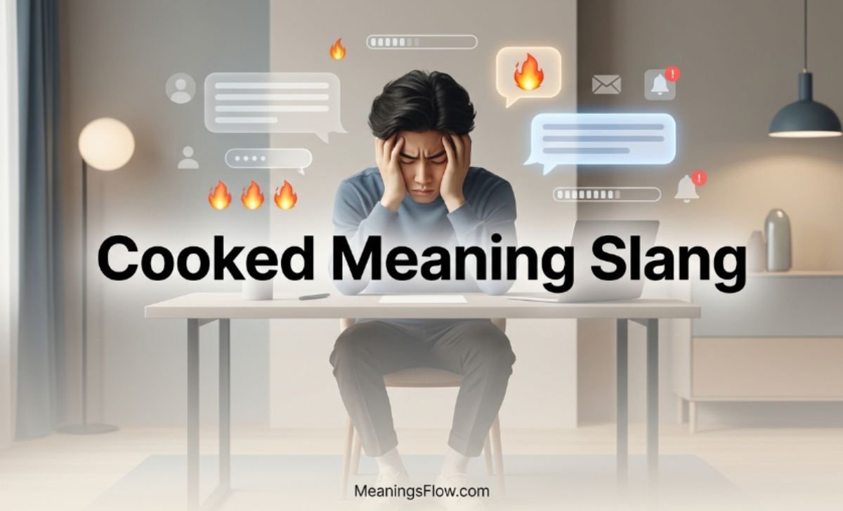 cooked meaning slang