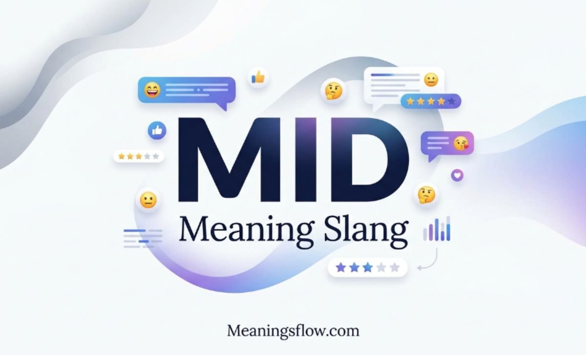 mid meaning slang