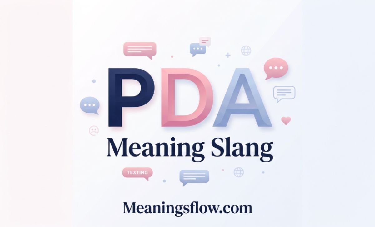 pda meaning slang